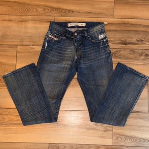 Diesel Mid-Rise Boot Cut Jeans